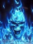 pic for Blue Fire Skull